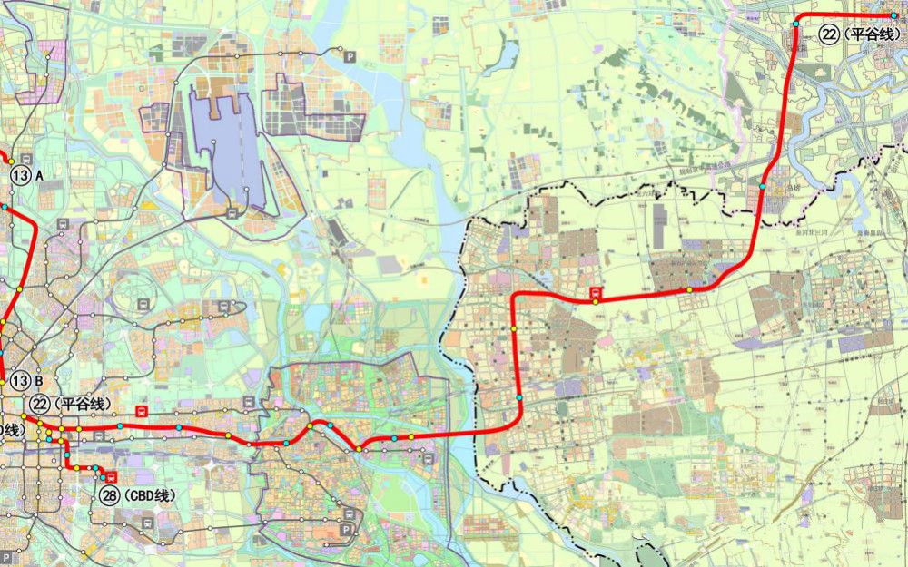 北京地铁22号线最新线路图，城市发展的脉络与未来展望揭秘